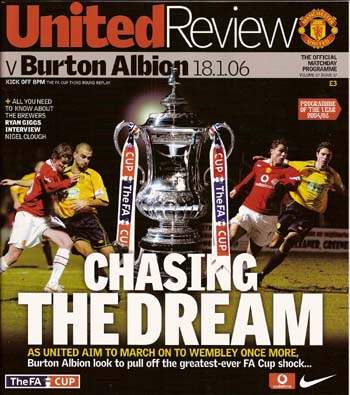 Manchester United FC v Burton Albion FC